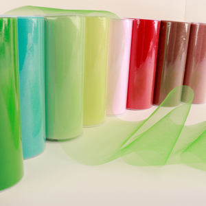 100 פוליאסטר צבעוני טול בד רול טריקו טול רול לחתונה שמלת שולחן חצאית - Product Image 2