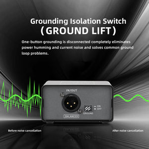 Aislador <span class=keywords><strong>de</strong></span> <span class=keywords><strong>Audio</strong></span> BHA XLR1-BOX con Ajuste <span class=keywords><strong>de</strong></span> Ganancia <span class=keywords><strong>de</strong></span> Tres Niveles, Transmisión <span class=keywords><strong>de</strong></span> Señal sin Pérdidas, Capacidad para Eliminar Ruido Eléctrico - Product Image 2