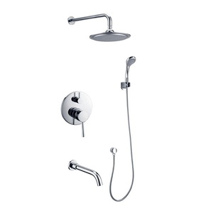 Mélangeur thermostatique de <span class=keywords><strong>douche</strong></span> d'eau chaude et froide intégré de salle de bains moderne - Product Image 1