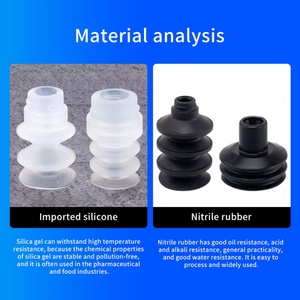 SSMC ZP2-J Series Pneumatic Components Small <b>Rubber</b> Vacuum Sucker Suction Cup Manipulator Automation Accessories Factory-Molded - Product Image 4