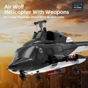 Nuevo Helicóptero RC F02 YUXIANG <span class=keywords><strong>Airwolf</strong></span> Armado, Escala 1:34, 9 Canales, GPS Inteligente, Simulación 6G sin Aire - Product Image 1