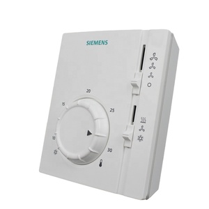 Thermostat d'ambiance en PVC SIEMENS avec interrupteur manuel de ventilateur à 3 vitesses RAB11.1, sortie de commande pour ventilo-convecteurs à 2 tuyaux, thermostat à 2 positions - Product Image 6