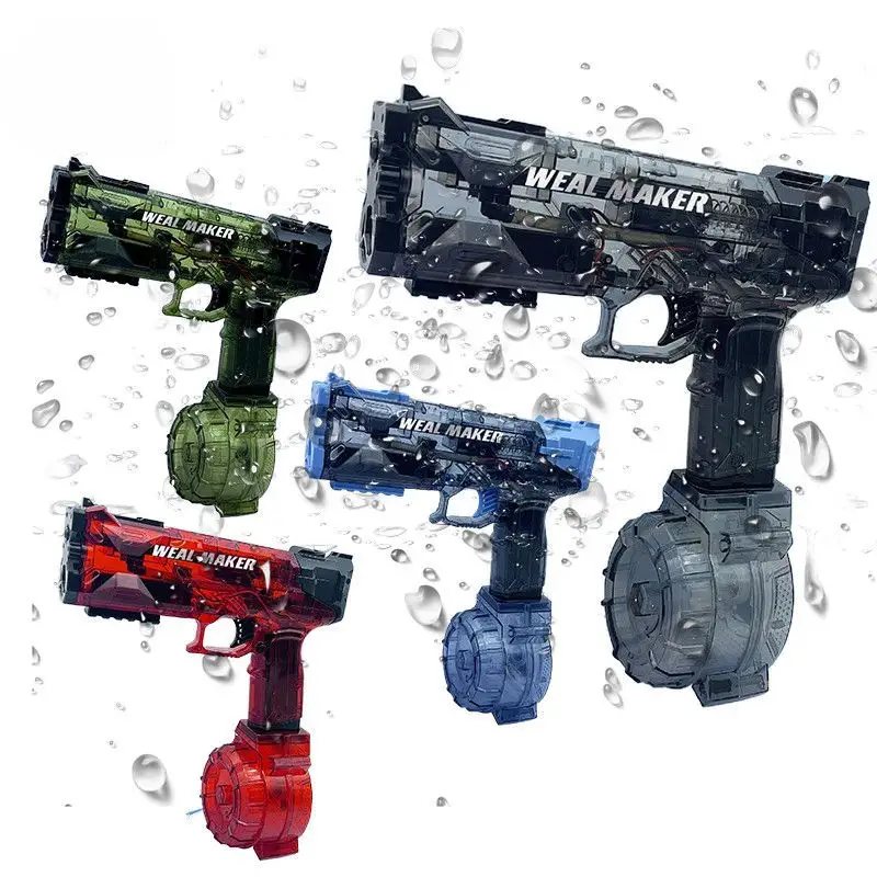 자동 물총 장난감 어린이 여름 대용량 워터 블래스터 건 장난감 야외 물 놀이 분출 총 장난감