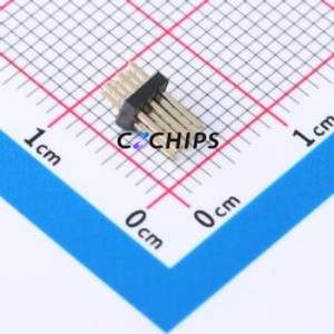 1271WV-2x3P Pin Header Through hole Component (THT),P=1.27mm Connector 2x3P 1.27mm Pin Header Through Hole - Product Image 1