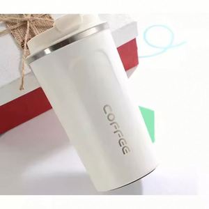 แก้วน้ำเก็บความร้อนสุญญากาศแบบมีโลโก้สั่งทำ แก้วกาแฟแบบพกพา แก้วกาแฟสแตนเลสแบบใช้ซ้ำได้พร้อมฝาปิด - Product Image 4