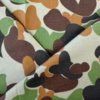 Auscam BDU Camo Camouflage Australien Poly/Coton Tissu 65 Polyester 35 Coton Tissu Ripstop pour Uniformes Tactiques