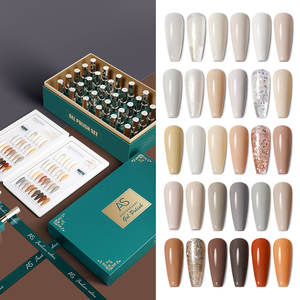 AS Kit de <span class=keywords><strong>vernis</strong></span> à ongles en Gel nu, couleurs Nude, rose, marron, bordeaux, ensemble de <span class=keywords><strong>vernis</strong></span> en Gel avec Base, couche de finition, Collection de <span class=keywords><strong>vernis</strong></span> à Roses - Product Image 3