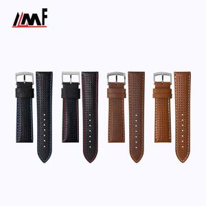 Mejor venta hecho café colorido 26Mm cuero real libre de alergias reloj de pulsera correas de cuero para Panerai - Product Image 4