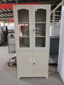 Hot <strong>Sale</strong> Modern 4-Door Metal Office Furniture <strong>Filing</strong> <strong>Cabinet</strong> Glass Door Steel Lemari Besi Archivad File Filling <strong>Cabinet</strong> - Product Image 2