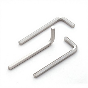 Набор L-образных метрических шестигранных ключей с никелированным покрытием и плоской головкой M1.5-M6 - Product Image 3