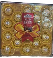 ÉCHANTILLONS GRATUITS FERREIRO ROCHEDO ROYAL De DOLTON Chocolat au lait solide en morceaux avec amandes, bonbons emballés individuellement, prêts à consommer, pour les fêtes