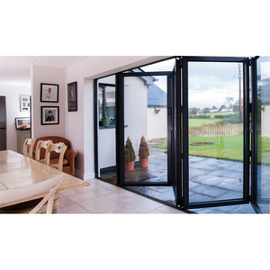 Zeyi Compre más, ahorre más Mosquitera Acordeón Empered Glass Bifold-Door <span class=keywords><strong>Puertas</strong></span> de patio Balcón Puerta plegable - Product Image 3