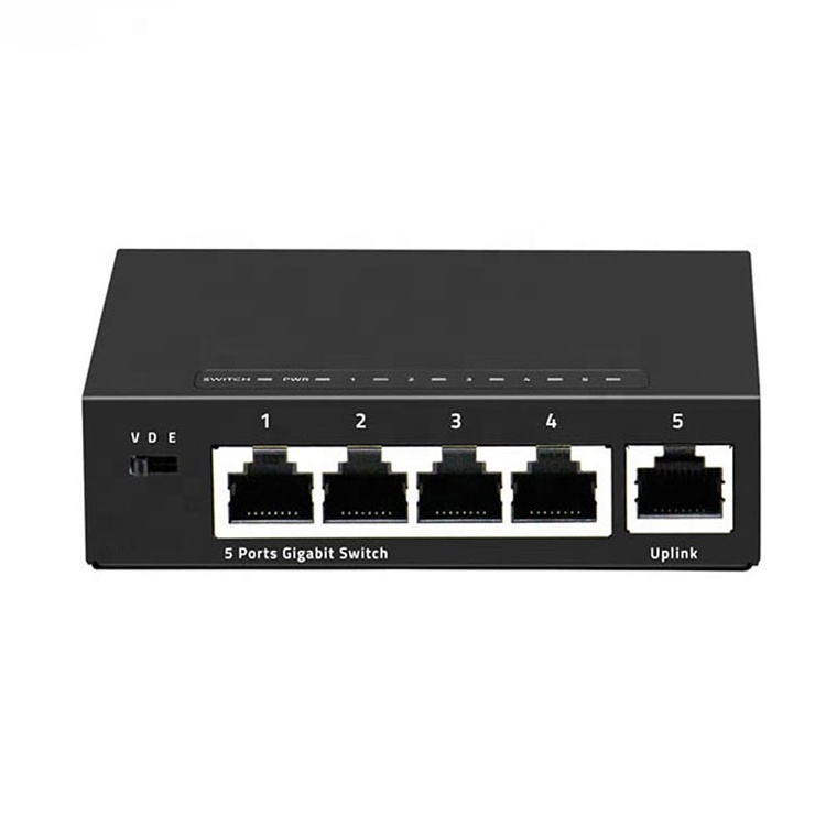 Mạng Thiết Bị Chuyển Mạch Các Nhà Sản Xuất 1000Mbps 5 cổng Đầy Đủ Gigabit VLAN Mạng Ethernet Chuyển Đổi cho IP hệ thống