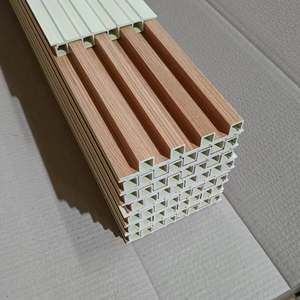 Pannello in PVC insonorizzato in fibra di legno ignifuga con Design in legno di alta qualità <span class=keywords><strong>pareti</strong></span> interne salotti impermeabili hotel - Product Image 6