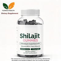 Gummies d'extrait de Shilajit sans sucre OEM, sans OGM, saveur baies mélangées, bonbons gélifiés diététiques en vrac