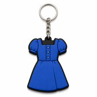 Llavero de PVC Suave Personalizado al por Mayor, Diseño de Dibujos Animados Coloridos con Logotipo Personalizado para Mujeres, Accesorios de Moda