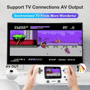 GAMINJA Mini console di gioco portatile retrò a 8 bit con schermo da 2,4 pollici, 400 videogiochi integrati, lettore di videogiochi portatile - Product Image 4