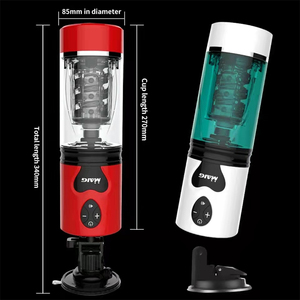 Jouets de masturbation pour hommes, 30 modes de vibration, jouet pour adultes, gobelet de masturbation masculin, gorge profonde, succion orale, <span class=keywords><strong>machine</strong></span> sexuelle - Product Image 2