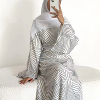 Abaya musulmane pour femmes, robes unies, Ramadan, Eid, Jalabiya, Vestidos à lacets, Maroc, Dubaï, Kaftan, Abayas, Islam, Robe longue arabe