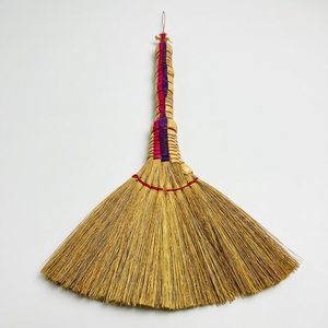 Mini SMS Eco-Friendly Durable Rayung Fiber Hand Broom with Bamboo Handle Natural Handmade Indoor <b>Floor</b> <b>Cleaning</b> Brush - Product Image 1