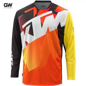 Combinaison de moto unisexe respirante à séchage rapide, imprimée par transfert thermique anti-UV, taille plus, pour la course de motocross - Product Image 1