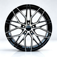 Jantes en alliage forgé 17 18 19 pouces 5x100 5x108 5x112 5x114.3 5x120 finition usinée maille pour voiture de tourisme ajustement universel