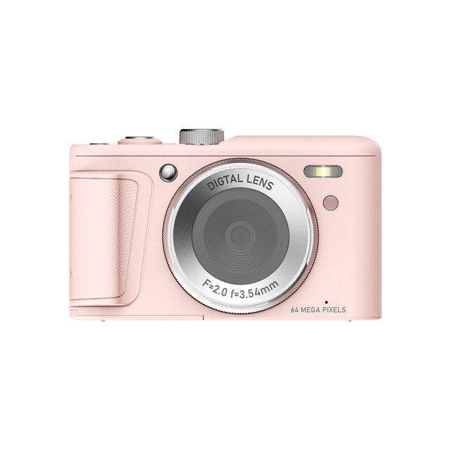 KENUO Custom Compact Digital Camera HD 4K 64MP 2.8" LCD Screen Anti-shake Portable Rechargeable Vlogging Camera