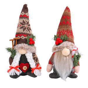 Vente chaude De Noël <span class=keywords><strong>Sans</strong></span> <span class=keywords><strong>Visage</strong></span> Tissu Poupée Joyeux Noël Décoration De La Maison Ornement De Noël Navidad Natal Nouvel An - Product Image 6