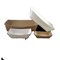 Boîte d'emballage à emporter de qualité alimentaire pour poulet frit, prix d'usine, logo personnalisé, kraft, KFC, McDonald's, restauration rapide