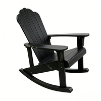 Chaises de jardin de bonne qualité, chaise Adirondack en plastique HIPS, chaise à bascule Adirondack