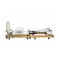 Máquina de Pilates Reformer de Madera de Lujo, Comercial, de Estudio, Telescópica, con 6 Resortes, Plegable, de Alta Calidad OEM, para Ejercicios de Core