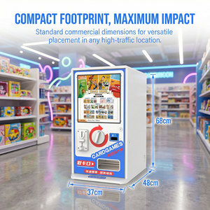 Máquina Expendedora de Tarjetas Comerciales para Juegos, Dispensador de Tarjetas Operado con Monedas con Ranura de Recogida para Máquinas de Tarjetas de Arcade y Centros de Juegos - Product Image 4