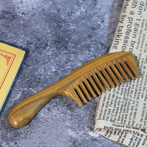 Wooden <b>Comb</b> <b>Wide</b> Tooth Sandalwood Large Size Massage <b>Comb</b> For Home Use - Product Image 2