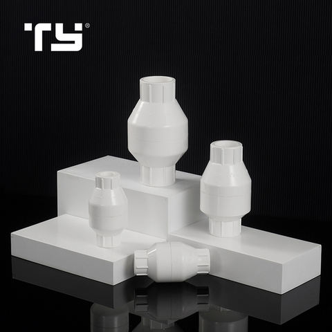 TY Factory Sale PVC Spring Check Valve with Nsf Certification