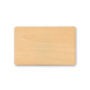 RFID Wooden NFC Hotel Key Cards Custom Bamboo Wood Card With Chip