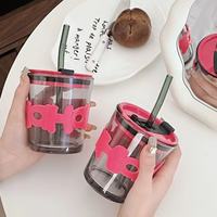 Gobelet en verre portable pour la rentrée scolaire |   Gobelet à eau au style simple et créatif avec logo personnalisé, idéal pour les souvenirs