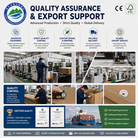 Conteneur de stockage en carton ondulé recyclable de 1000 L avec couvercle
