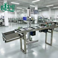 Graveur laser UV à alimentation par pagination réglable avec module de codage QR pour les emballages alimentaires composites