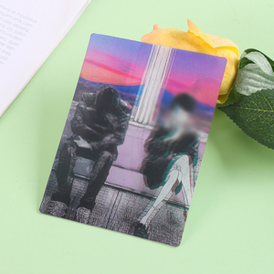 Chất lượng cao tùy chỉnh dạng thấu kính in ấn thẻ <span class=keywords><strong>3D</strong></span> thiết kế đặt hàng tối thiểu nhựa Thủ công mỹ nghệ <span class=keywords><strong>3D</strong></span> dạng thấu kính in ấn kinh doanh thẻ ảnh - Product Image 4