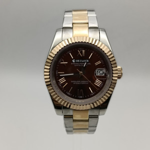 Nouvelle montre mécanique sportive avec cadran romain, design multifonction, bracelet en acier, montre pour homme d'affaires NH35 - Product Image 6