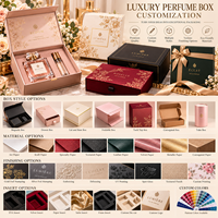 Coffret cadeau de parfum haut de gamme, flacon de parfum personnalisé avec boîte magnétique de luxe