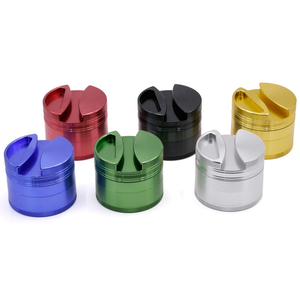 <span class=keywords><strong>Broyeur</strong></span> <span class=keywords><strong>d</strong></span>'herbes sèches en zinc personnalisé le plus vendu, utilisé pour le broyage du tabac, des herbes et des plantes médicinales - Product Image 1