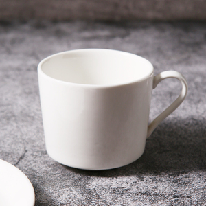 Bộ tách trà cà phê sứ WEIYE cao cấp, màu trắng, kiểu cappuccino espresso, kèm đĩa, bộ tách trà cà phê sứ cao cấp - Product Image 5