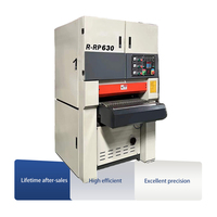 R-RP630 1000 1300 Ponceuse à bande large robuste, dégauchisseuse, ponceuse pour le travail du bois, machine à poncer pour le traitement des meubles