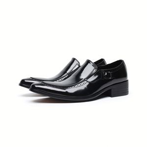 Mocassins de printemps pour hommes en cuir véritable, cousus Goodyear, faits main, à enfiler, ornés de perles, style britannique décontracté, chaussures basses en cuir - Product Image 2