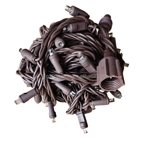 Chất lượng thương mại đồng trục minilight 100 đèn 5mm dẫn đèn dây màu hồng 4 ''khoảng cách dây màu trắng - Product Image 5