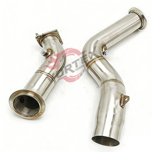 ระบบท่อไอเสียแบบดาวน์ไปป์ Vortex 3 นิ้ว สแตนเลสขัดเงา สำหรับรถยนต์รุ่นปี 2015-2020 M3 F80 M4 F82 F83 S55 L6 3.0T - Product Image 6