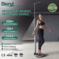 Báscula de grasa corporal electrónica BMI ultrasónica de 200KG, Composición corporal Digital, báscula de medición de altura y peso, instrumento de altura