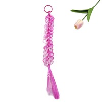 Tresses pour enfants à usage international, tresses bulles sept couleurs, queue de cheval en fil haute température très élastique, accessoire capillaire