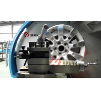 Machine CNC à 2 axes pour la réparation de roues, avec découpe diamantée de précision, scanner laser et programmation automatique, pour usine horizontale